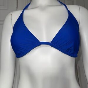 Wild Fable Triangle Blue Women's Swim Top Size L, NWT